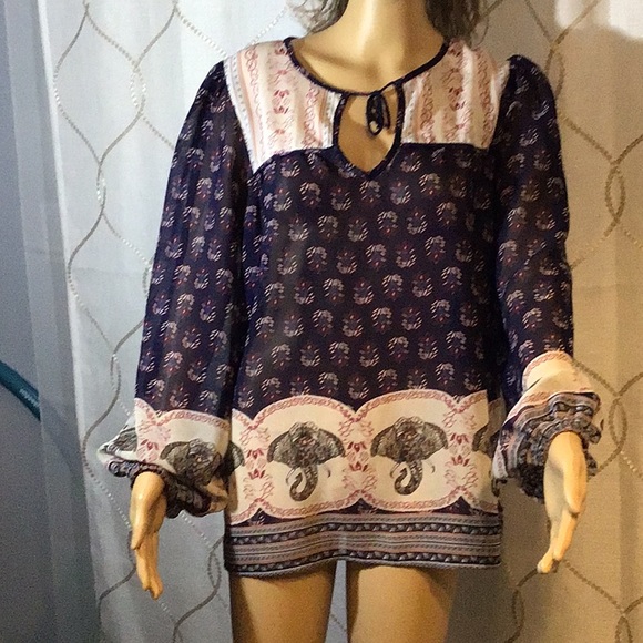 rue21 boho festival blouse - Picture 3 of 8